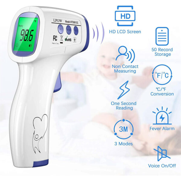 LPOW Infrared Digital Thermometer for Baby - Image 2