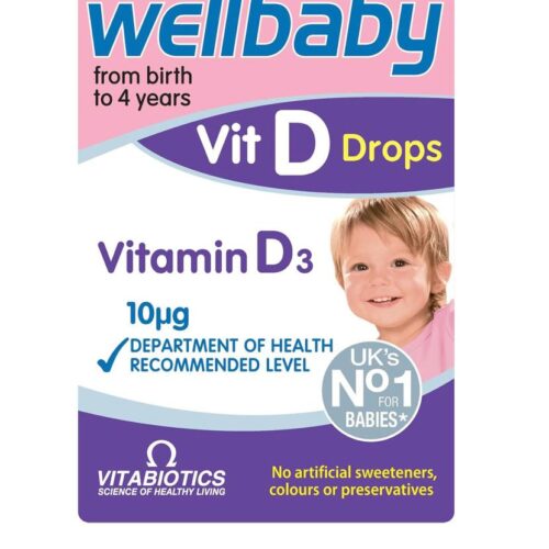 Vitabiotics Wellbaby Vitamin D Drops – 30ml