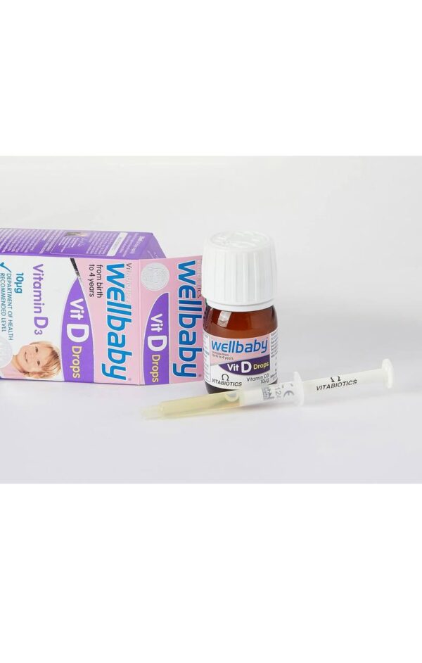 Vitabiotics Wellbaby Vitamin D Drops – 30ml - Image 2